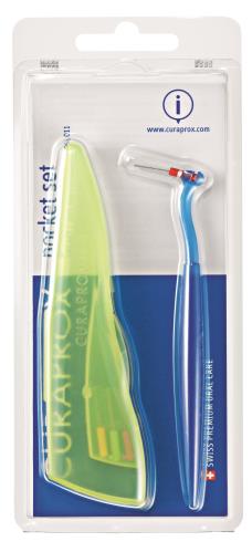 CURAPROX CPS 457 POCKET SET 1 SET COMPOSTO DA 1 SUPPORTO UHS 451+CPS SCOVOLINI 06/07/09/11 - Fontenova srl