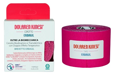 DOLAREN KINESI EMULGEL CEROTTO TERAPEUTICO FUCSIA CM 5X5 M IN ROTOLO - Fontenova srl