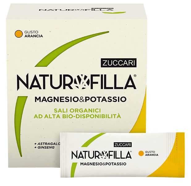 NATUROFILLA MAGNESIO & POTASSIO GUSTO ARANCIA 14 STICK PACK - Fontenova srl