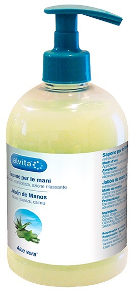ALVITA SAPONE MANI ALOE VERA 500 ML - Fontenova srl