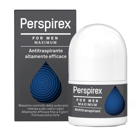 PERSPIREX FOR MEN MAXIMUM ANTITRASPIRANTE ROLL ON 20 ML - Fontenova srl