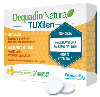 DEQUADIN NATURA TUXILEN 20 COMPRESSE - Fontenova srl