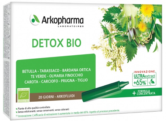 ARKOFLUIDI DETOX BIO 20 FIALE - Fontenova srl