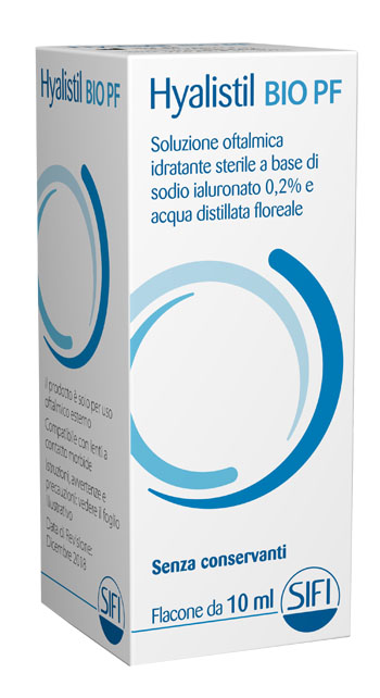 GOCCE OCULARI HA 0,2% E ACQUE DISTILLATE HYALISTIL BIO PF FRUTTI ROSSI 10 ML - Fontenova srl