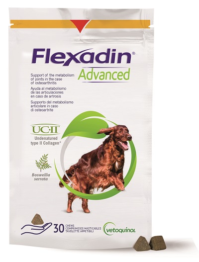 FLEXADIN ADVANCED CANE TUTTE LE TAGLIE 30 TAVOLETTE APPETIBILI - Fontenova srl