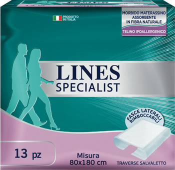 LINES SPECIALIST TRAVERSA 80X180 13 PEZZI FARMA - Fontenova srl