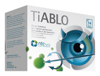 TIABLO GARZA OFTALMICA MONOUSO 14 PEZZI - Fontenova srl