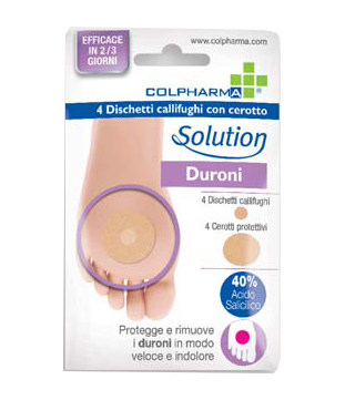 DISCHETTO CALLIFUGO CON CEROTTO COLPHARMA DURONI 4 PEZZI - Fontenova srl