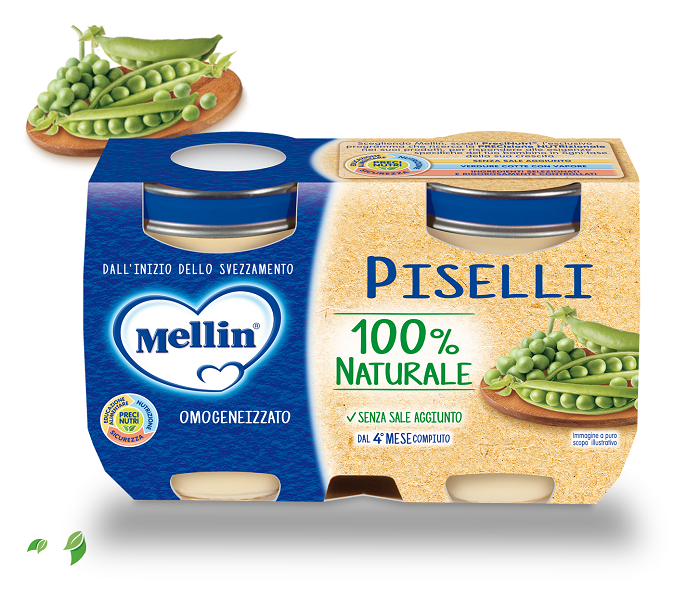 OMOGENEIZZATO PISELLI 2 X 125 G - Fontenova srl