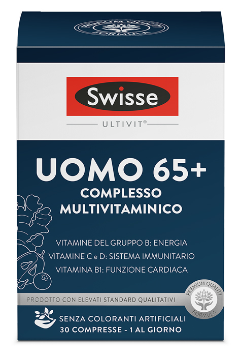 SWISSE UOMO 65+ COMPLESSO MULTIVITAMINICO 30 COMPRESSE - Fontenova srl
