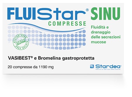 FLUISTAR SINU 20 COMPRESSE SENZA GLUTINE SENZA LATTOSIO - Fontenova srl