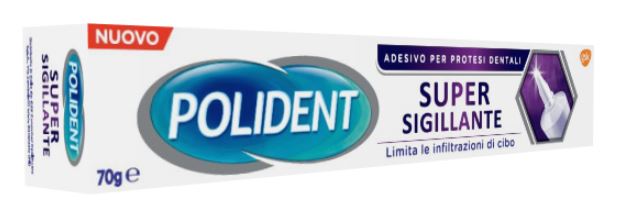 POLIDENT SUPER TENUTA+SIGILLANTE ADESIVO PROTESI DENTALE 70 G - Fontenova srl