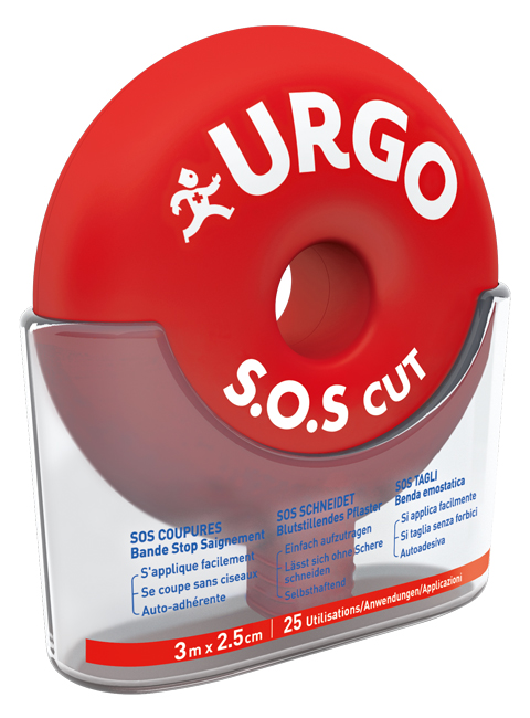 BENDA URGO SOS CUT 3X2,5CM - Fontenova srl