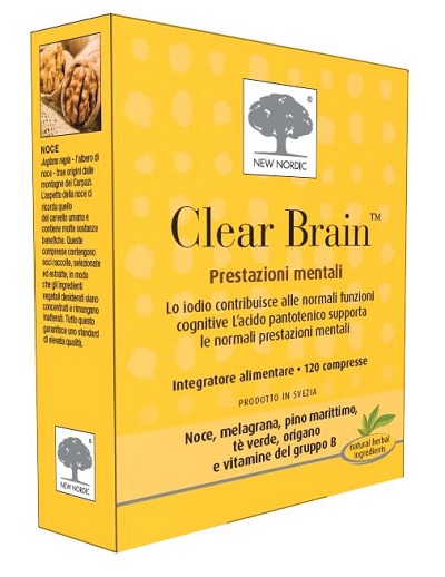 CLEAR BRAIN 120 COMPRESSE - Fontenova srl