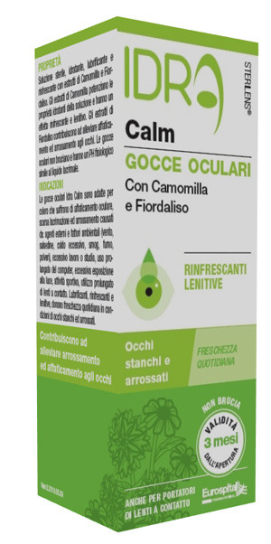 GOCCE OCULARI RINFRESCANTI STERILENS IDRA CALM CAMOMILLA E FIORDALISO 10 ML - Fontenova srl
