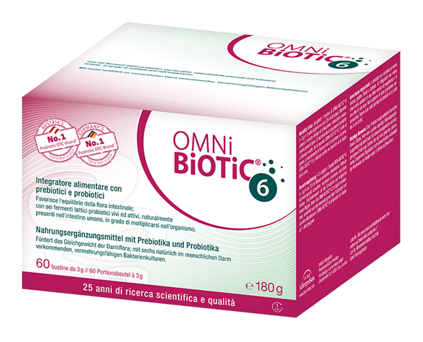 OMNI BIOTIC 6 POLVERE 60 BUSTINE DA 3 G - Fontenova srl