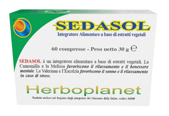 SEDASOL 60 COMPRESSE - Fontenova srl
