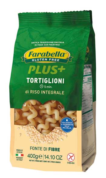 FARABELLA TORTIGLIONI RISO INTEGRALE 400 G - Fontenova srl