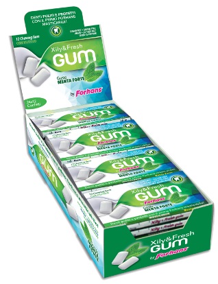 FORHANS GOMMA DA MASTICARE XYLI&FRESH GUM 12 CONFETTI - Fontenova srl