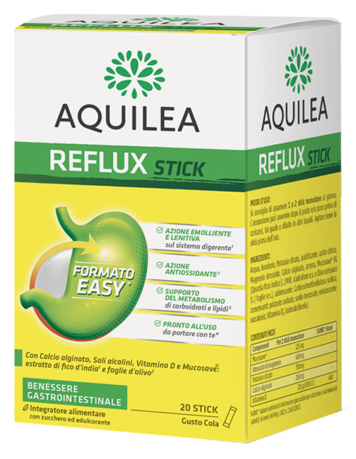 AQUILEA REFLUX 20 STICK MONODOSE - Fontenova srl