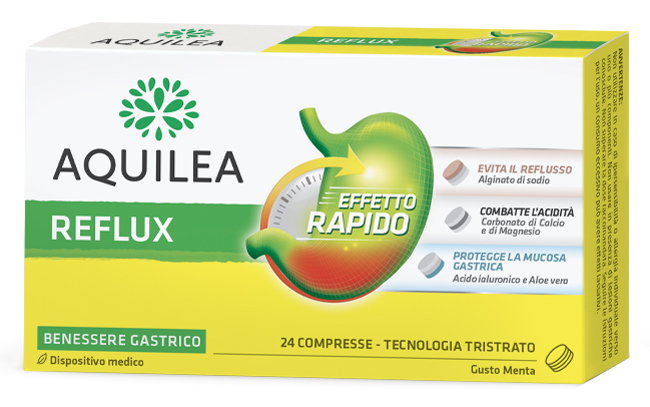 AQUILEA REFLUX 24 COMPRESSE - Fontenova srl