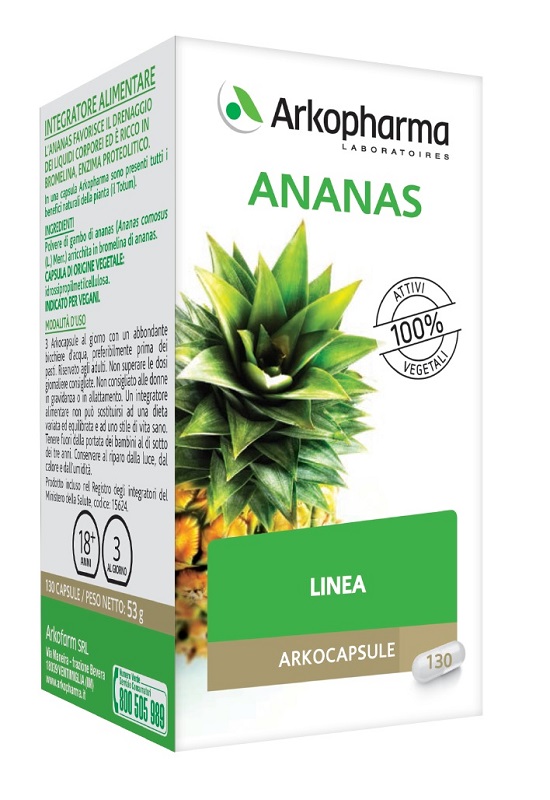 ARKO CAPSULE ANANAS 130 CAPSULE - Fontenova srl
