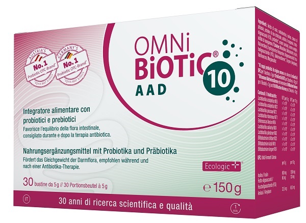 OMNI BIOTIC 10 AAD 30 BUSTINE DA 5 G - Fontenova srl