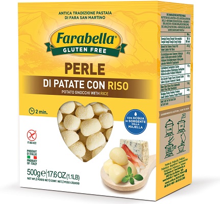 FARABELLA PERLE PATATE RISO 500 G - Fontenova srl