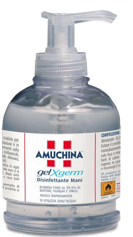AMUCHINA GEL X-GERM DISINFETTANTE MANI 250 ML - Fontenova srl