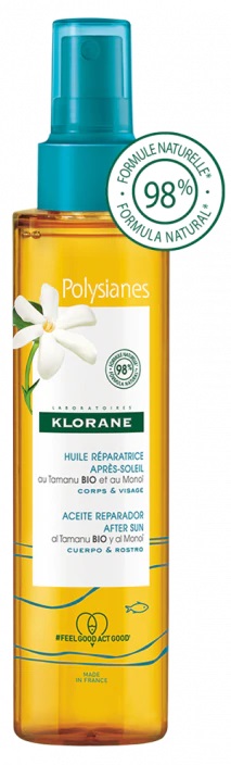 KLORANE OLIO RISTRUTTURANTE DOPOSOLE AL TAMANU E MONOI 150 ML - Fontenova srl