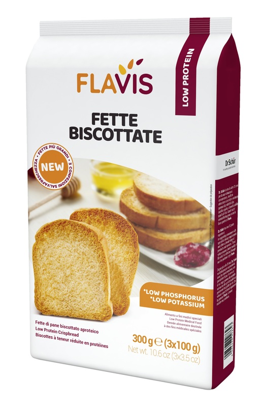 FLAVIS FETTE BISCOTTATE APROTEICHE 300 G - Fontenova srl