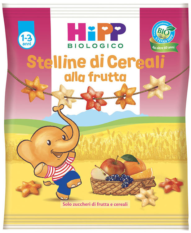 HIPP BIO STELLINE DI CEREALI ALLA FRUTTA 30 G - Fontenova srl