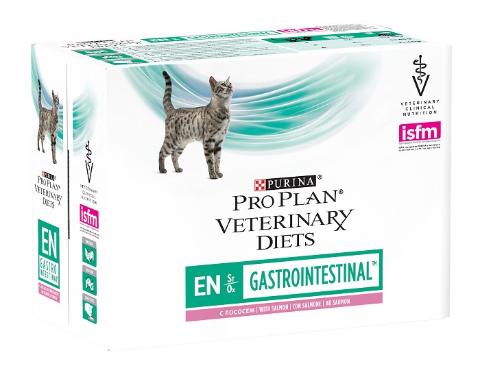 PPVD GATTO MULTIPACK EN GASTROINTESTINAL SALMONE 10 X 85 G - Fontenova srl