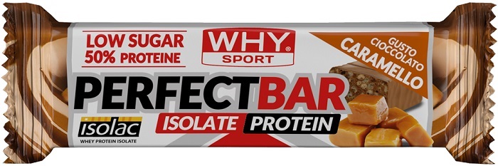 WHYSPORT PERFECT BAR CIOCCOLATO CARAMELLO 50 G - Fontenova srl