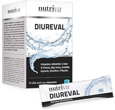 NUTRIVA DIUREVAL 15 STICK PACK DA 10 ML - Fontenova srl