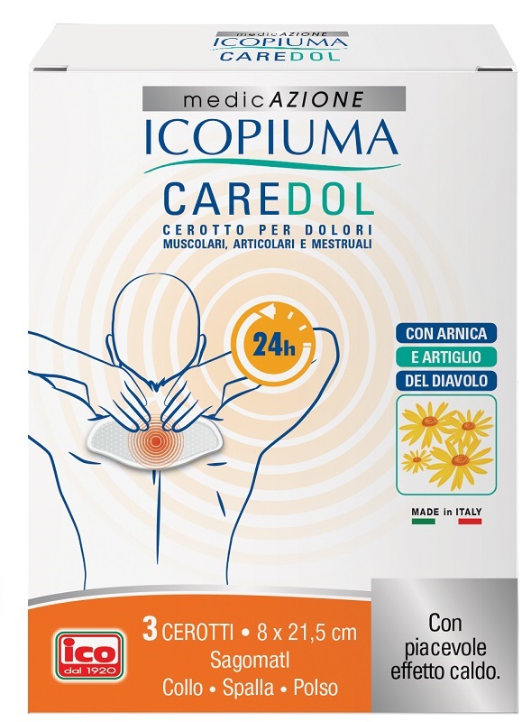 ICOPIUMA CAREDOL CEROTTO DOL COLLO-SPALLA-POLSO 3 PEZZI - Fontenova srl