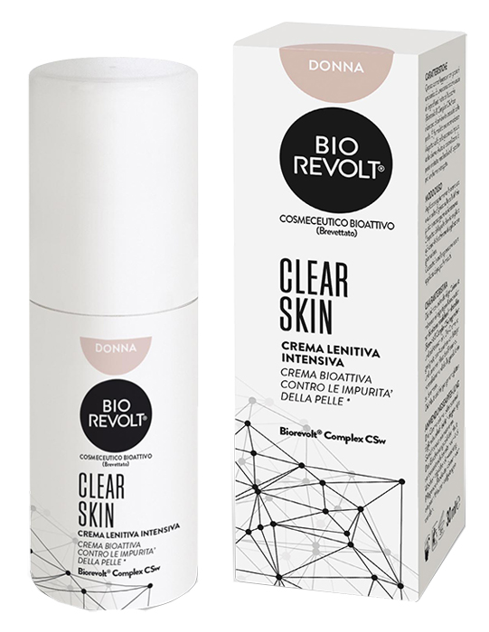BIOREVOLT RX CLEAR SKIN DONNA CREMA LENITIVA INTENSIVA BIOATTIVA PER PELLI IMPURE 30 ML - Fontenova srl