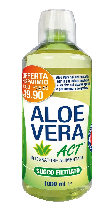 ALOE VERA ACT SUCCO FILTRATO 1000 ML - Fontenova srl
