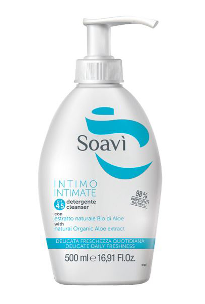SOAVI INTIMO DELICATO PH4,5 FLACONE CON DISPENSER 500 ML - Fontenova srl