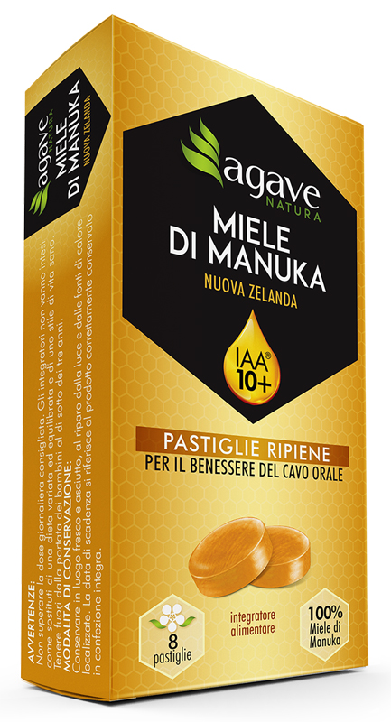 AGAVE NATURA MANUKA IAA 10+ 8 PASTIGLIE 20 G - Fontenova srl