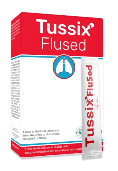 TUSSIX FLUSED 14 STICK PACK 10 ML - Fontenova srl