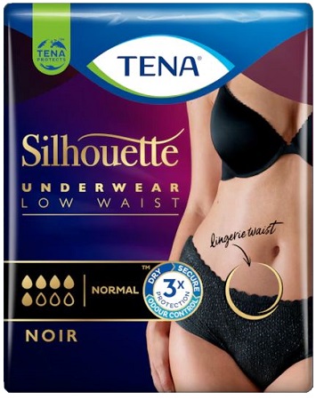 TENA SILHOUETTE NOIR M 10 PEZZI - Fontenova srl