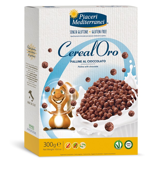 PIACERI MEDITERRANEI CEREALORO PALLINE CIOCCOLATO 300 G - Fontenova srl