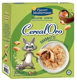 PIACERI MEDITERRANEI CEREALORO QUADROTTI 300 G - Fontenova srl