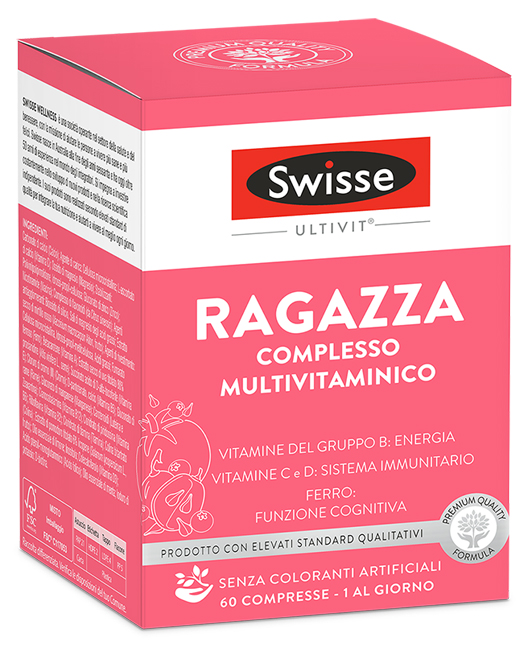 SWISSE MULTIVITAMINICO RAGAZZA 60 COMPRESSE - Fontenova srl