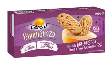 CEREAL BUONI SENZA BISCOTTI BREAKFAST CEREALI E GOCCE DI CIOCCOLATO 200 G - Fontenova srl