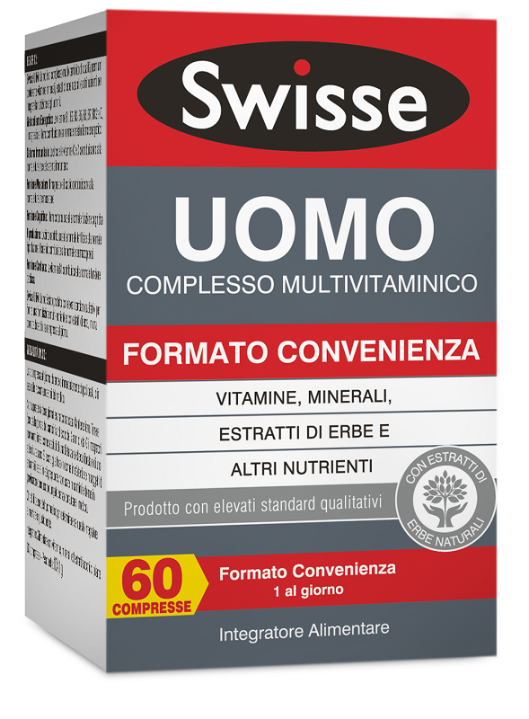 SWISSE UOMO MULTIVITAMINICO 60 COMPRESSE - Fontenova srl