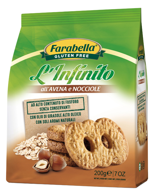 FARABELLA INFINITO AVENA/NOCCIOLE 200 G - Fontenova srl