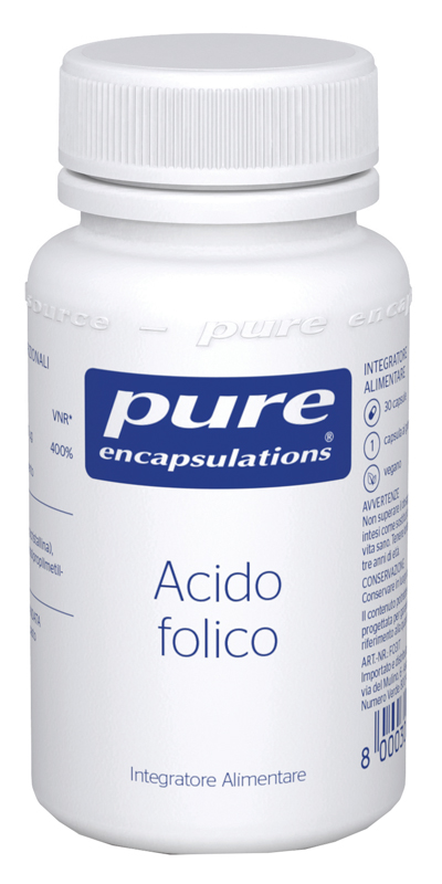 PURE ENCAPSULATIONS ACIDO FOLICO 30 CAPSULE - Fontenova srl