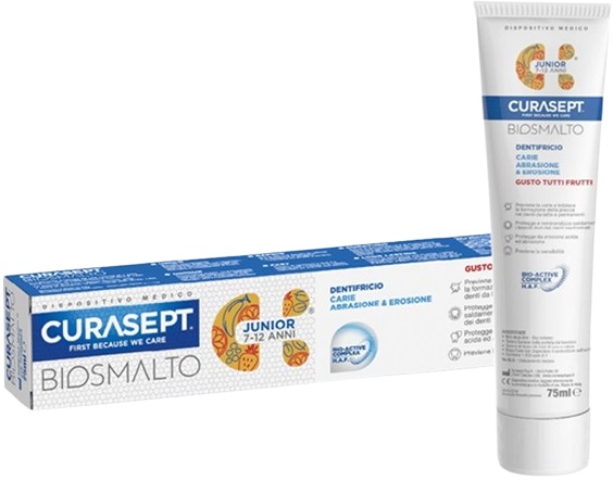 CURASEPT BIOSMALTO DENTIFRICIO JUNIOR 75 ML - Fontenova srl